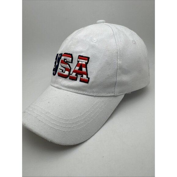 American Flag USA Hat Cap Adjustable Embroidered - Picture 2 of 4